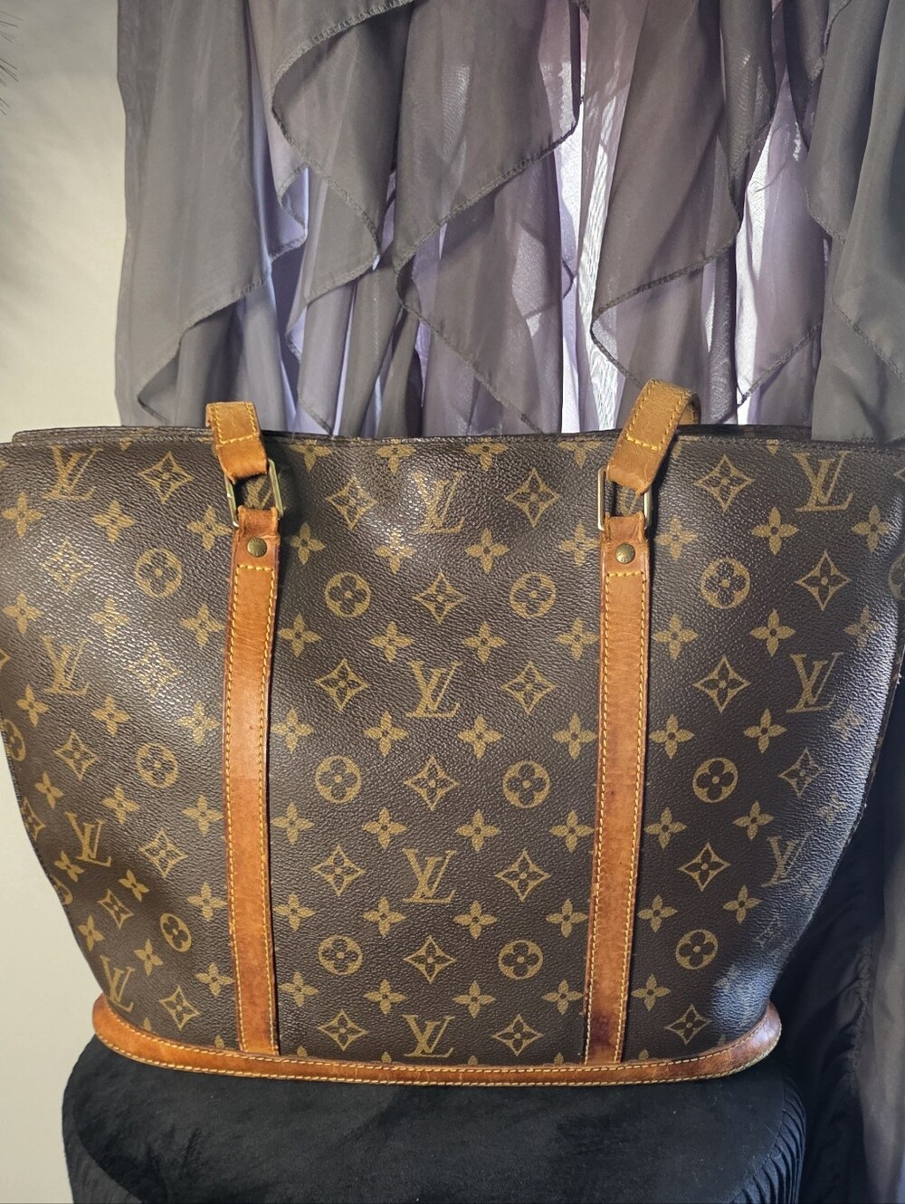 Louis Vuitton Babylon Monogram  Tote Authentic